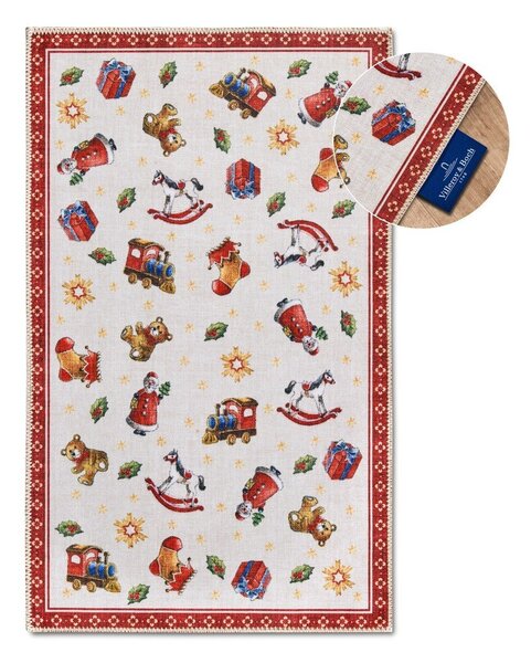 Červený koberec s vianočným motívom 50x80 cm Red Christmas – Villeroy&Boch
