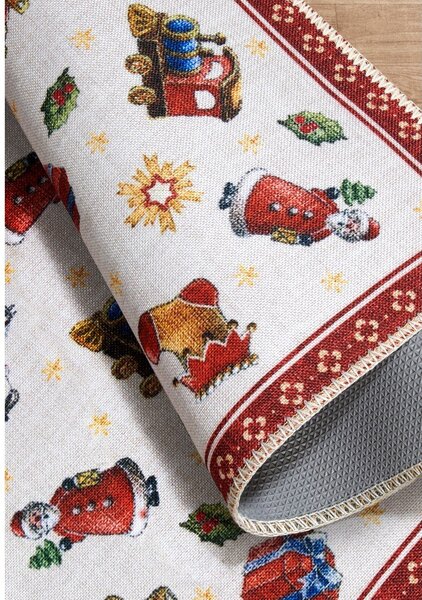 Červený koberec s vianočným motívom 50x80 cm Red Christmas – Villeroy&Boch