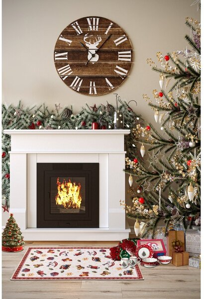 Červený koberec s vianočným motívom 50x80 cm Red Christmas – Villeroy&Boch
