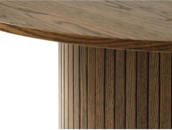 Okrúhly jedálenský stôl v dekore duba ø 120 cm Nola – Unique Furniture