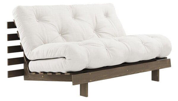 Biela rozkladacia pohovka 140 cm Roots – Karup Design