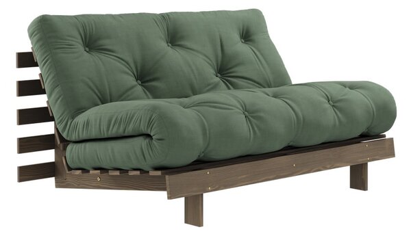 Zelená rozkladacia pohovka 140 cm Roots – Karup Design