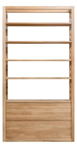 Masívna dubová knižnica Funny 3