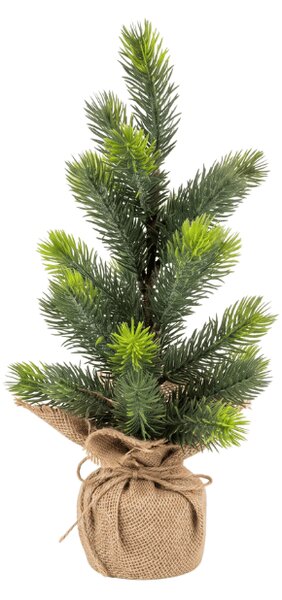 Umelý vianočný stromček LITTLE SPRUCE s LED osvetlením, 37 cm