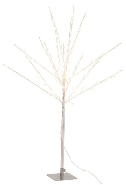 Svietiaci vianočný stromček SILVER GLOW 56×56×100 cm, strieborný