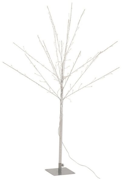 Svietiaci vianočný stromček SILVER GLOW 56×56×100 cm, strieborný