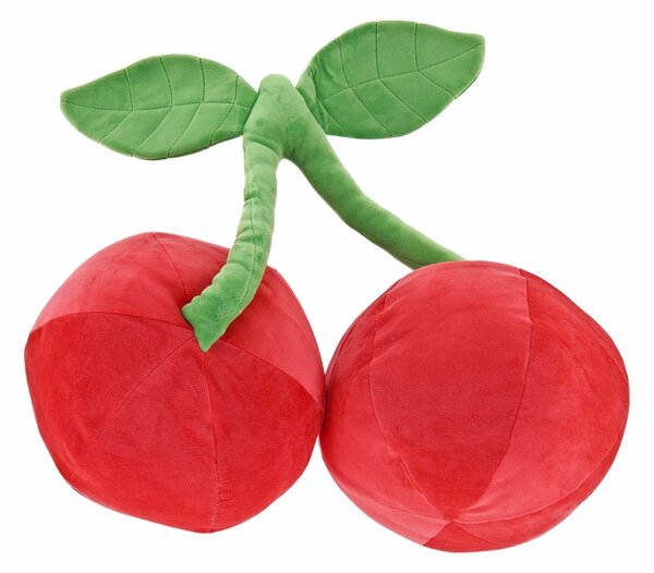 Dekoratívny vankúšik CHERRY 50x43 cm, červený