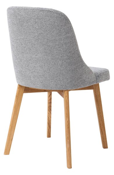 Jedálenská stolička Milis sivá