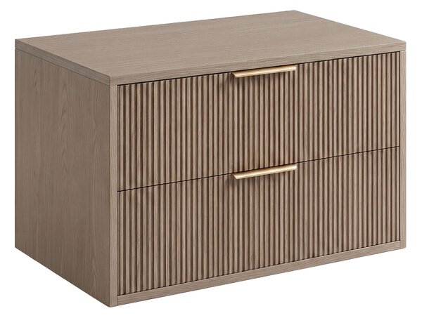 Kúpeľňová skrinka pod umývadlo Rea Mono 80cm Grey Oak