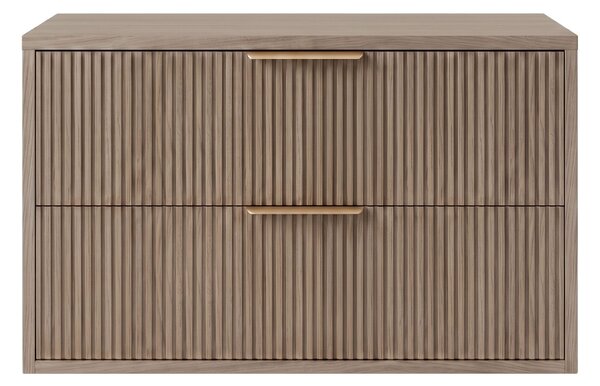 Kúpeľňová skrinka pod umývadlo Rea Mono 80cm Grey Oak