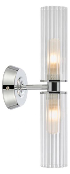 Markslöjd 109027 - Kúpeľňové nástenné svietidlo RIMINI 2xG9/20W/230V IP44 lesklý chróm