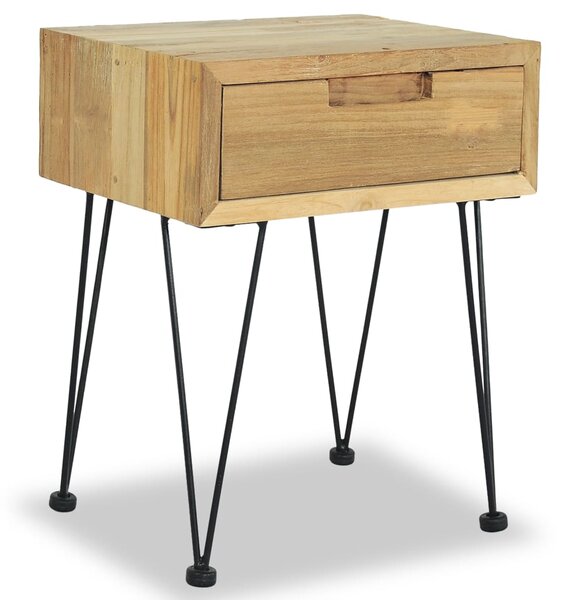 Nočný stolík z teakového dreva, 40x30x50 cm
