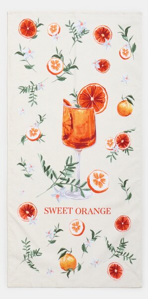 Sinsay - Uterák s motívom pomarančov - oranžová