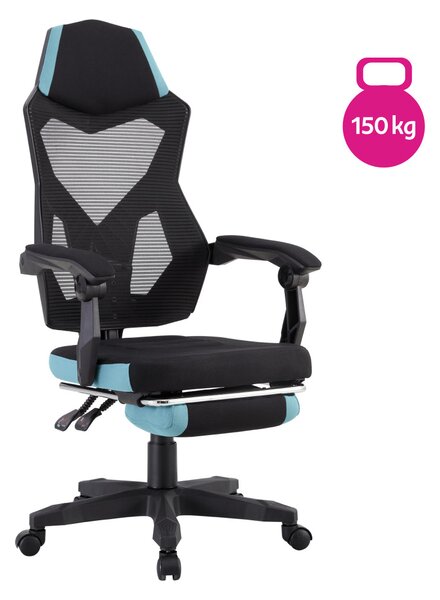 NovýNábytok.sk Kancelárske kreslo Jarak 884H-L036 (čierna + neo mint). Vlastná spoľahlivá doprava až k Vám domov. 1075437