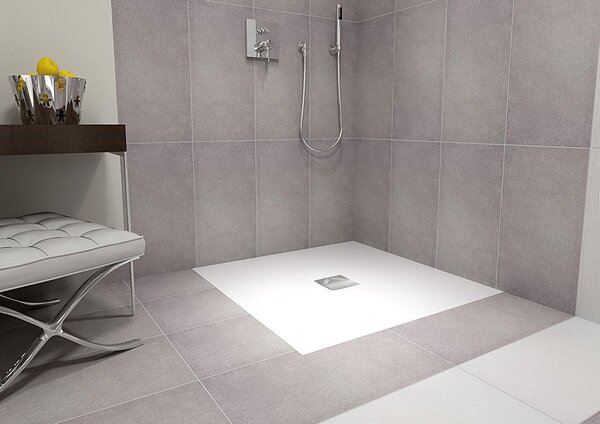 Polysan Polysan, FLEXIA sprchová vanička z liateho mramoru s možnosťou úpravy rozmeru 100x100cm, 71552