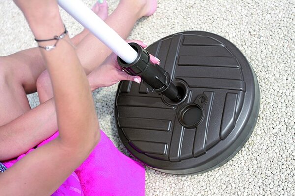 Prosperplast Podstavec pod slnečník hranatý UMBI 39 cm umbra