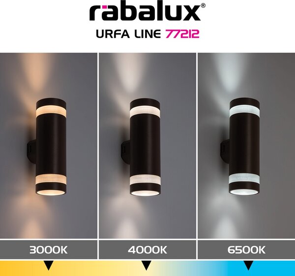 Rabalux URFA LINE LED vonkajšie nástenné svietidlo 77212