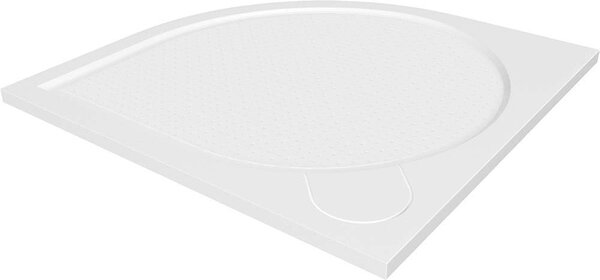 Gelco Gelco, ARCA sprchová vanička z liateho mramoru, štvrťkruh, 90x90x3 cm, R550, PA559