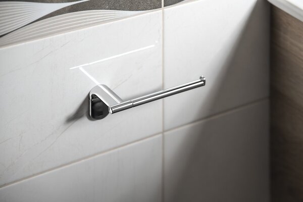 Aqualine Aqualine, ZERO držiak toaletného papiera bez krytu, chróm, ZE017