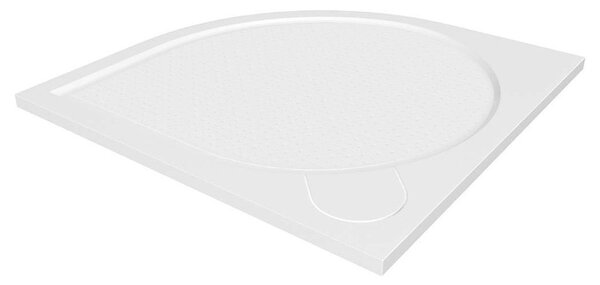 Gelco Gelco, ARCA sprchová vanička z liateho mramoru, štvrťkruh 100x100x3cm, R550, PA551