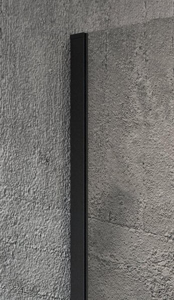 Gelco Gelco, VARIO BLACK jednodielna sprchová zástena na inštaláciu k stene, matné sklo, 1100 mm, GX1411GX1014