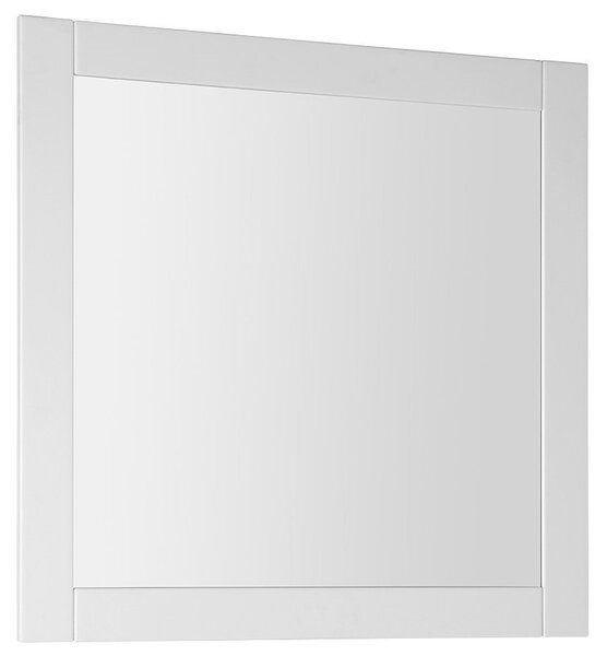 Aqualine, FAVOLO zrkadlo v ráme 80x80 cm, biela mat, FV080
