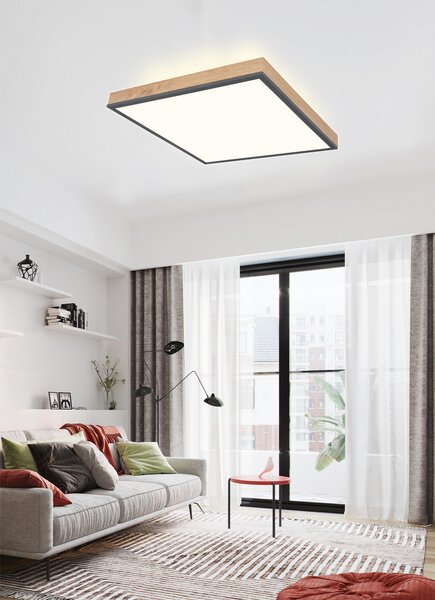 STROPNÉ LED SVIETIDLO, 45/45/7,6 cm Novel - Interiérové svietidlá