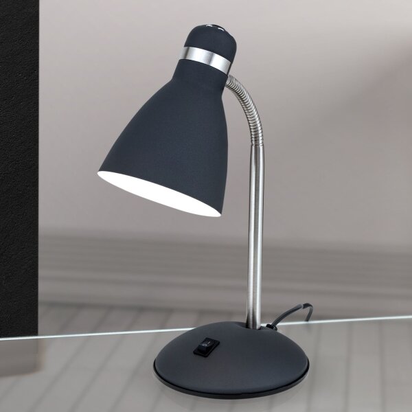 Orion - Stolná lampa SCHOOL 1xE27/40W/230V čierna/matný chróm
