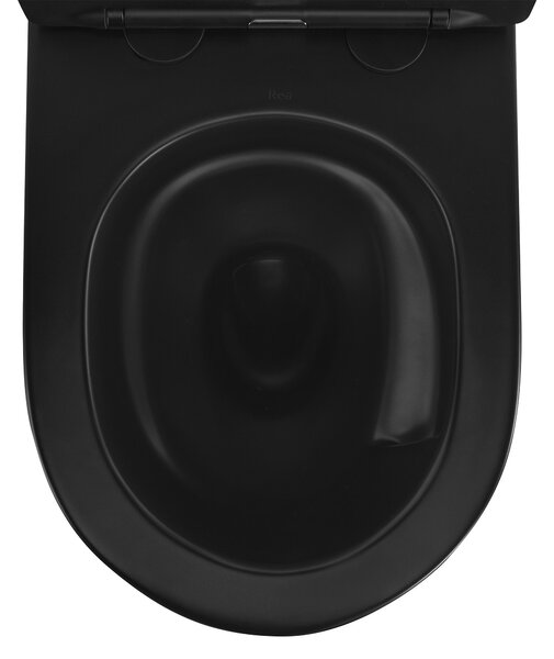 Závesné WC Rea Carlo Mini Tornado NF BLACK MATT