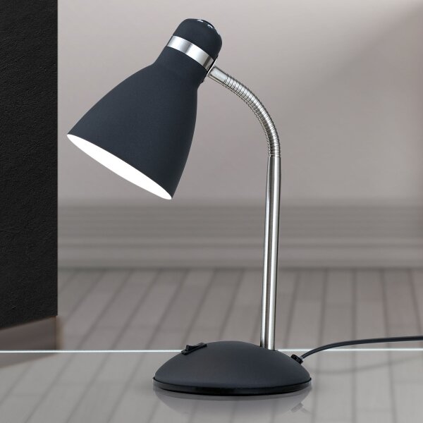 Orion - Stolná lampa SCHOOL 1xE27/40W/230V čierna/matný chróm