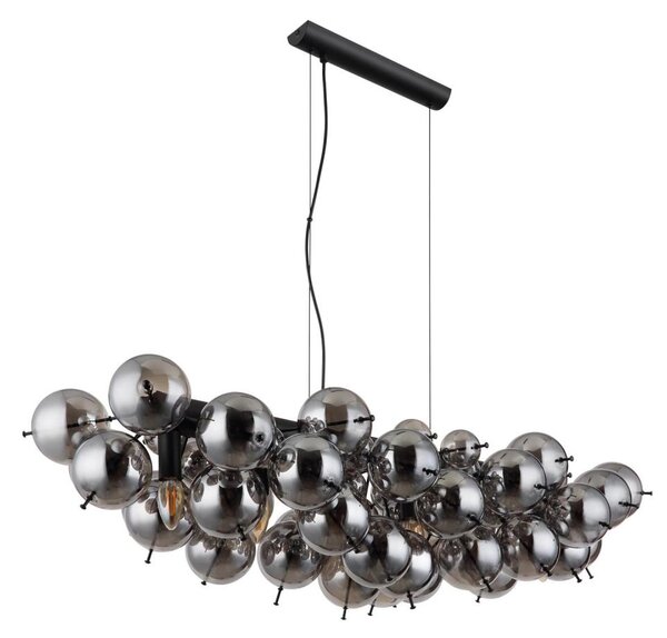 Globo 15633H1S - Luster na lankách UDO 6xE14/25W/230V čierna