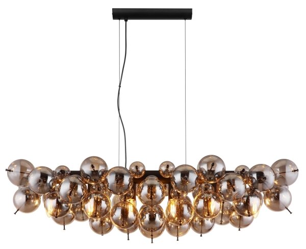 Globo 15633H1S - Luster na lankách UDO 6xE14/25W/230V čierna