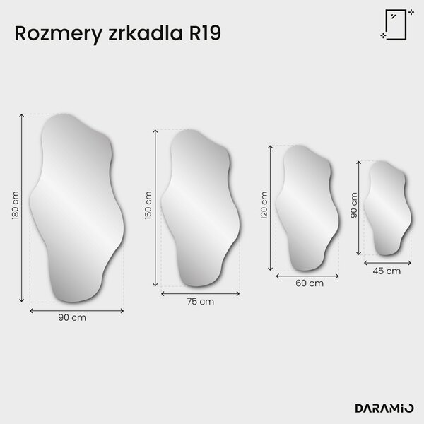 Zrkadlo Pure s fazetou R19