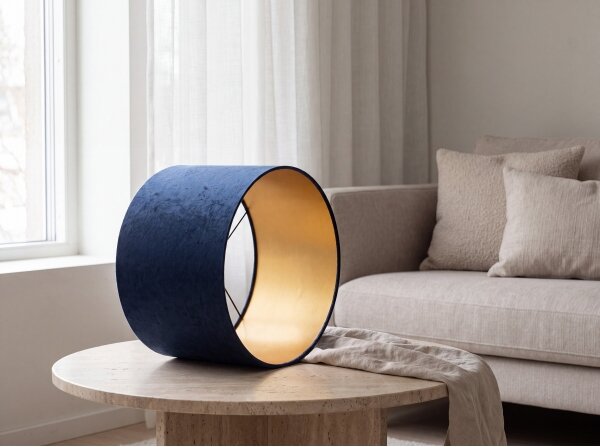 Tienidlo univerzálne STANDART E27 pr. 45 cm modrá/zlatá