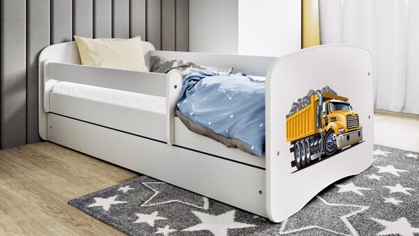Kocot kids Detská posteľ Babydreams tatra biela, variant 70x140, bez šuplíků, bez matrace
