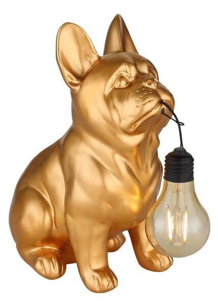 Globo 36333G - LED solárne svietidlo LED/0,06W/3V IP44 zlatý pes