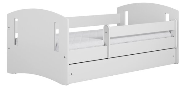Kocot kids Detská posteľ Classic II biela, variant 80x140, bez šuplíků, bez matrace