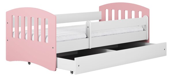 Kocot kids Detská posteľ Classic 1 mix ružová, variant 80x140, bez šuplíků, bez matrace