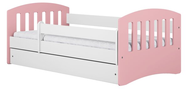 Kocot kids Detská posteľ Classic 1 mix ružová, variant 80x140, bez šuplíků, bez matrace