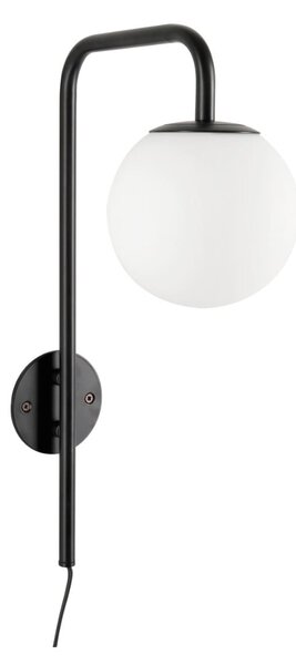 MUZZA Nástenná lampa Ro čierna
