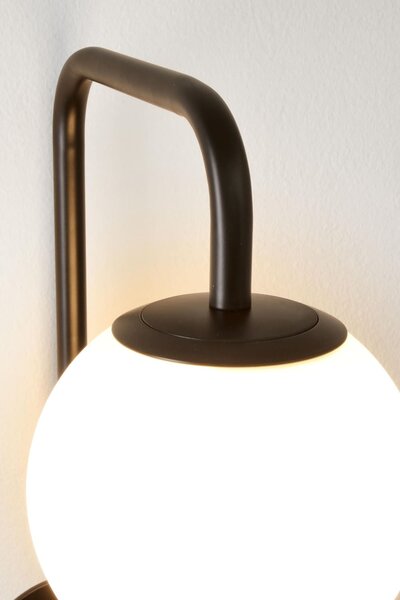 MUZZA Nástenná lampa Ro čierna