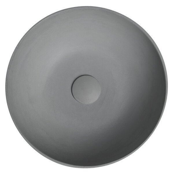 Sapho Sapho, FORMIGO betónové umývadlo na dosku, primere 39cm, šedá, FG317