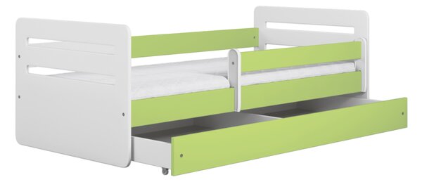 Kocot kids Detská posteľ Tomi zelená, variant 80x140, bez šuplíků, bez matrace