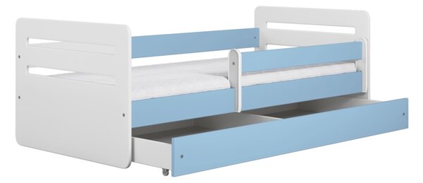 Kocot kids Detská posteľ Tomi modrá, variant 80x140, bez šuplíků, bez matrace