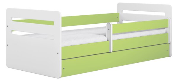 Kocot kids Detská posteľ Tomi zelená, variant 80x140, bez šuplíků, bez matrace