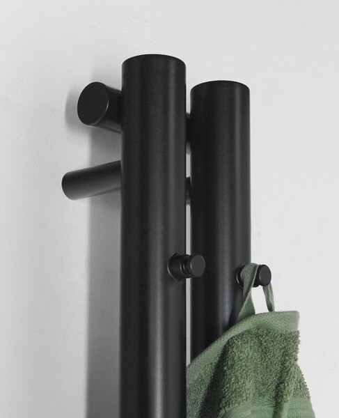 Sapho Sapho, PILON vykurovacie teleso 122x1800mm, so 2 háčikmi, čierna matná, IZ124T