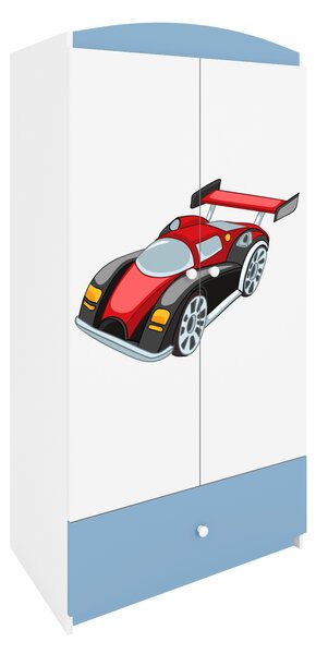 Kocot kids Detská skriňa Babydreams 90 cm formula jedna modrá