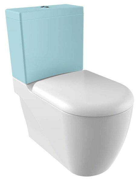 Sapho GRANDE WC misa XL pre kombi, spodný/zadný odpad, biela