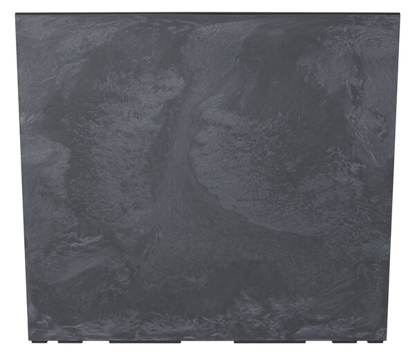Prosperplast Vysoký kvetináč s vložkou CORBI antracit, variant 58 cm