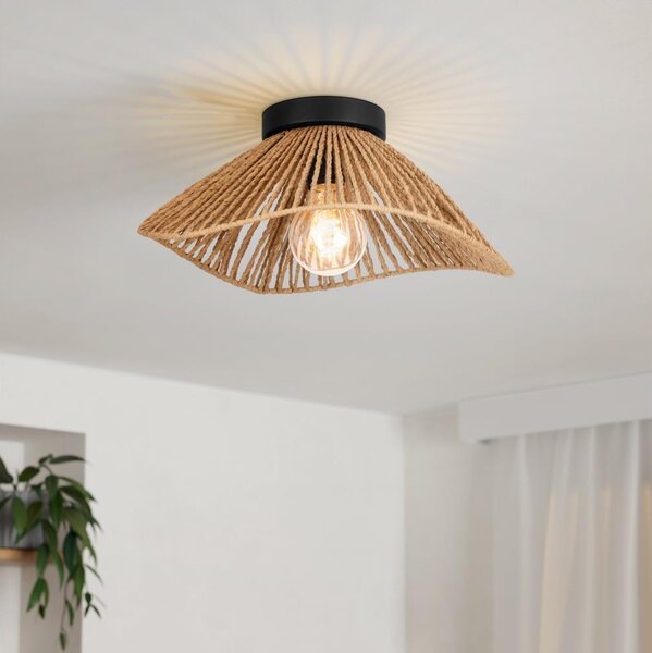 Eglo 44071 - Stropné svietidlo LAVISTER 1xE27/60W/230V hnedá